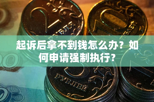 济南起诉后拿不到钱怎么办？如何申请强制执行？