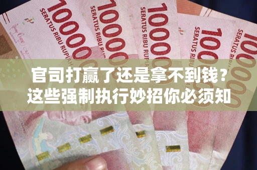 济南官司打赢了还是拿不到钱？这些强制执行妙招你必须知道