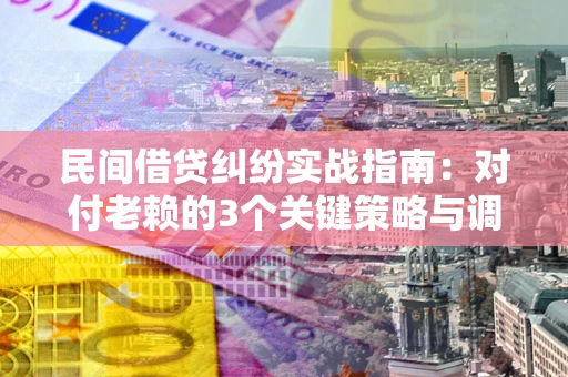 济南民间借贷纠纷实战指南：对付老赖的3个关键策略与调解盲区解析
