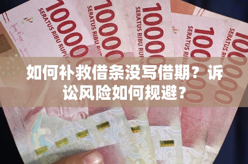 济南如何补救借条没写借期？诉讼风险如何规避？
