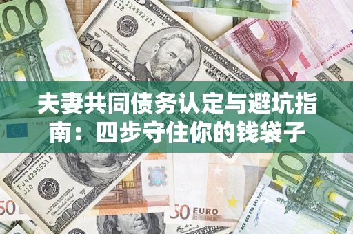 济南夫妻共同债务认定与避坑指南：四步守住你的钱袋子