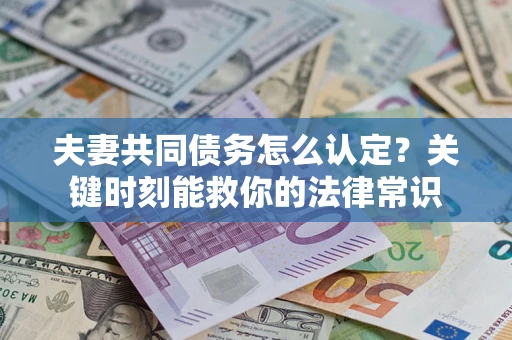 济南夫妻共同债务怎么认定？关键时刻能救你的法律常识