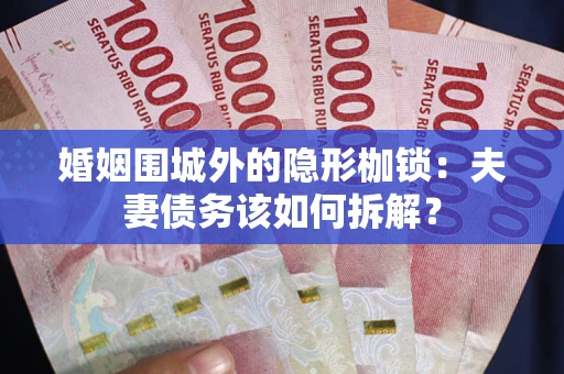 济南婚姻围城外的隐形枷锁：夫妻债务该如何拆解？